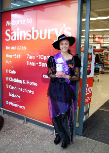 Jess welcomed the customers in style!